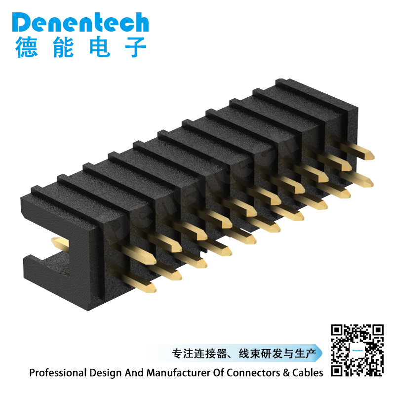 Denentech热销产品2.00mmH6.05双排180度简牛连接器